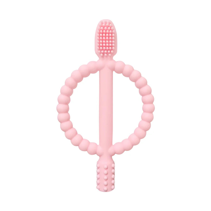 Baby teething toys with easy-grip handles