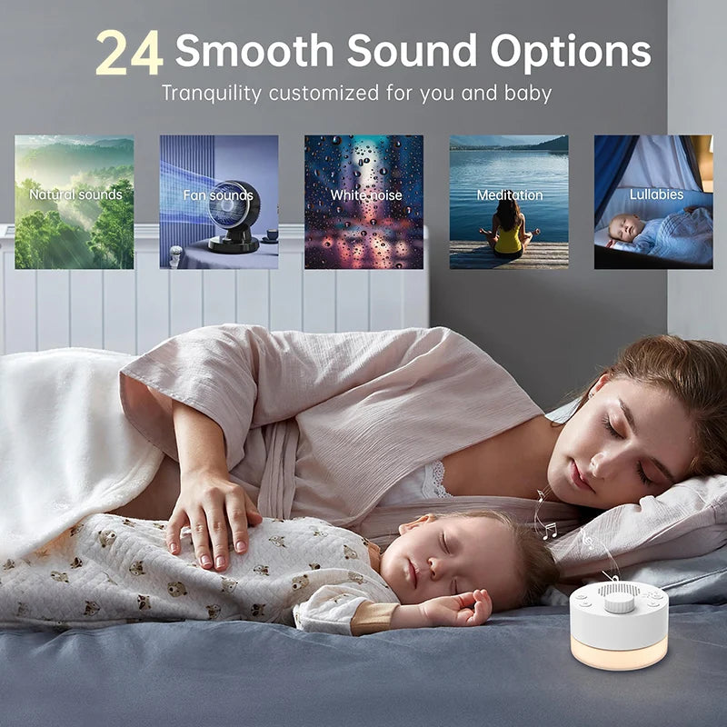 White Noise Machine 24 Sleep Soothing Sounds