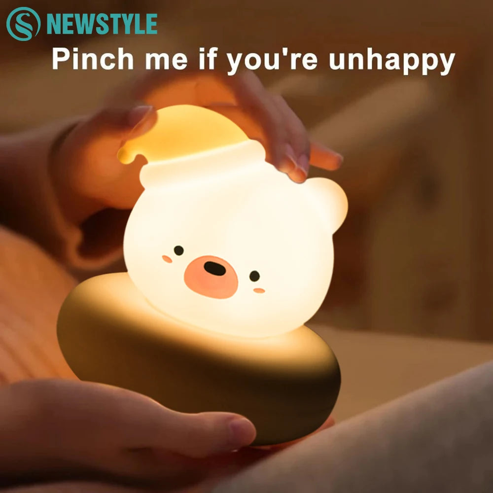 Cute Nursery Night Light 3 Brightness Adjustable Settings