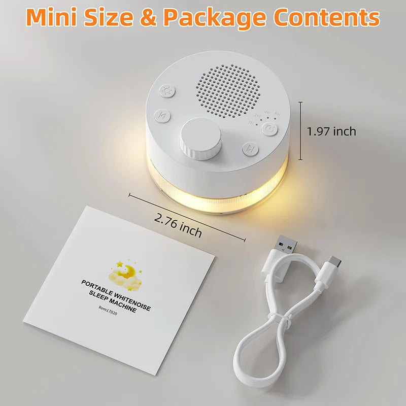 White Noise Machine 24 Sleep Soothing Sounds