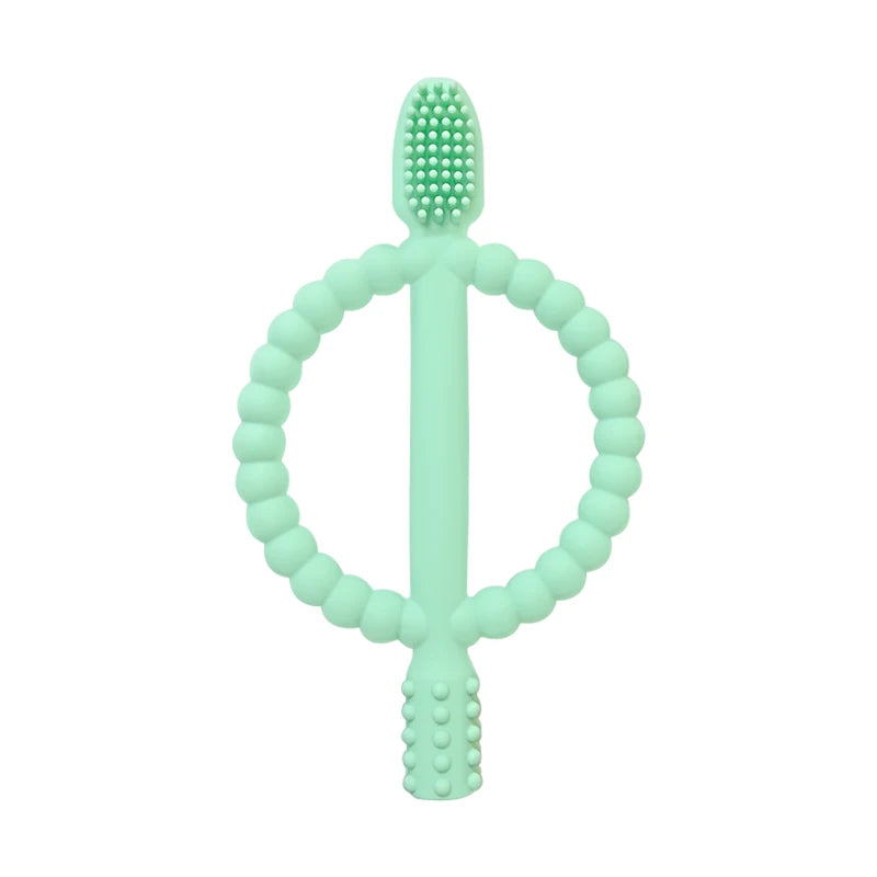 Baby teething toys with easy-grip handles