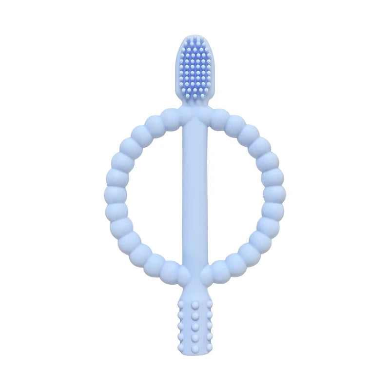 Baby teething toys with easy-grip handles