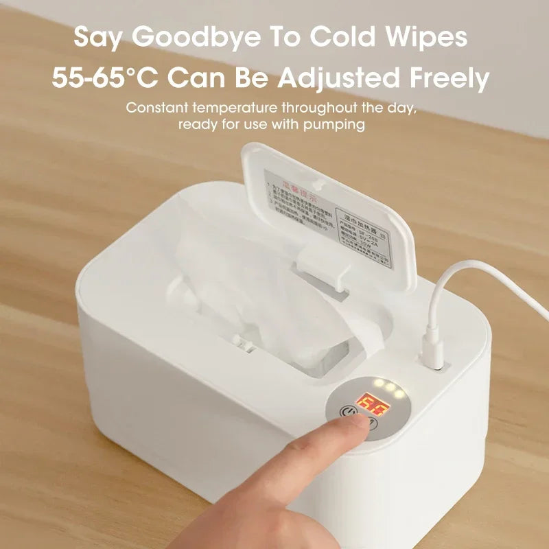 Baby Wet Wipe Heater Warmer with LED Display